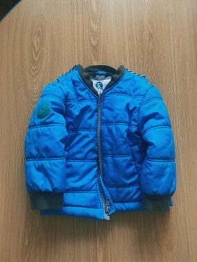 Blue Kids Puffer Jacket - Buckle Me